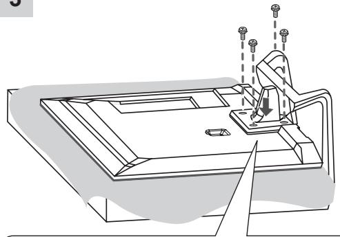 LG 42LM670S - Attaching the stand - 18