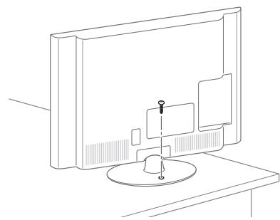 LG 42LM670S - Fixation fiable de la TV sur une table - 1