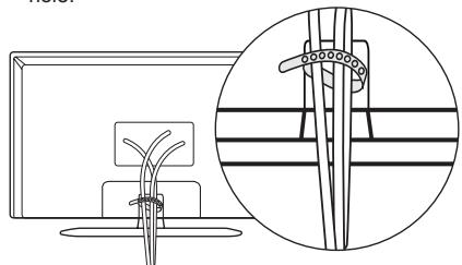 LG 32LN520B - Tidying cables - 2