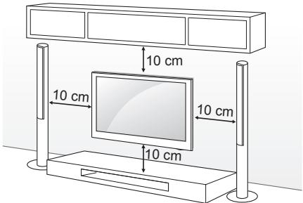 LG 32LN520B - Montaje en una pared - 1