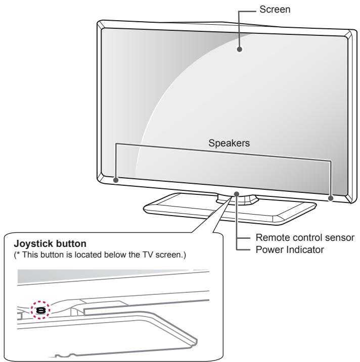 LG 32LN520B - Parts and buttons - 1