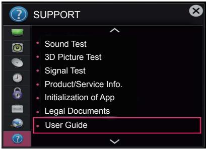 LG 40UF695V - USING THE USER GUIDE - 1