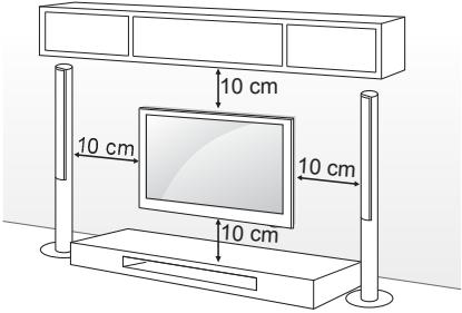 LG 40UF695V - Mounting on a wall - 1