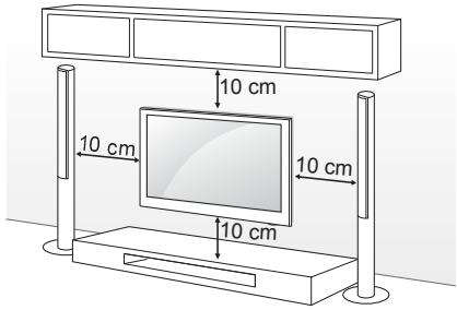 LG 40UF695V - Montaje en una pared - 1