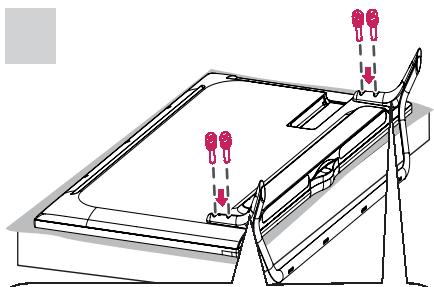 LG 40UF695V - Attaching the stand - 10