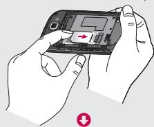LG GW620 - Installer la carte SIM - 3