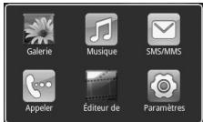 LG GW620 - Retour à la dernière application utilisée - 1