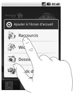 LG GW620 - Votre écran d'accueil - 1