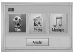LG HB-45E - Raccordement d'un périphérique USB - 2