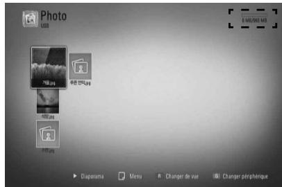 LG HB-45E - Raccordement d'un périphérique USB - 3