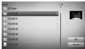 LG HB-45E - Écoute de musique pendant un diaporama - 3