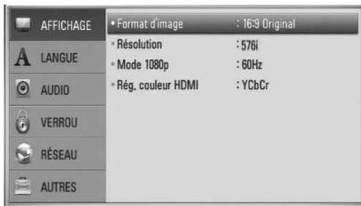 LG HB-45E - Réglage des paramètres - 3
