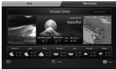 LG HB-45E - Ajout d'autres villes - 1