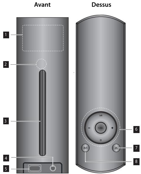 LG HB-45E - Panneau avant/dessus - 2