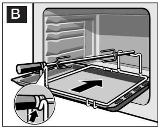BOSCH HBA63A420F - Mise en place du tournebroche - 2