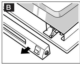 BOSCH HBA63A420F - Enlever le recouvrement de la porte - 2