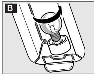 BOSCH HBA63A420F - Changer la lampe du four au plafond - 3