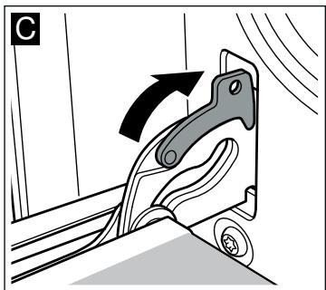 BOSCH HBA64B222F - Remonter la porte - 3