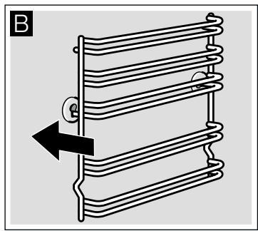 BOSCH HBA64B222F - Poser les clayettes ou les rails - 2