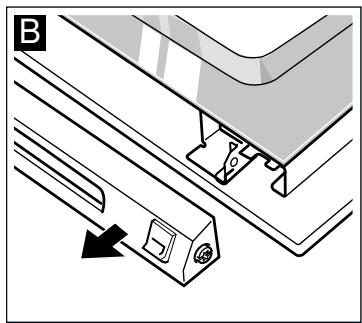 BOSCH HBA64B222F - Démonter le cache de la porte - 2