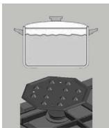 BOSCH PCC615B90E, PCQ 715 B80E - Simmer Plate - 1