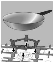 BOSCH PCC615B90E,  PCQ 715 B80E - Griglia supplementare   wok   Recipiente wok - 1