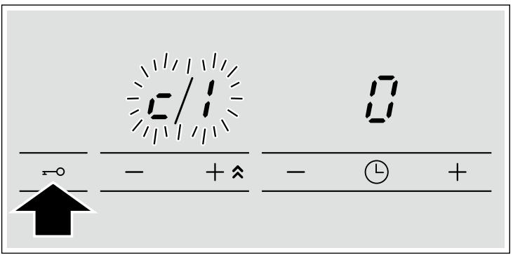 BOSCH PIA611T16E - Accessing the default settings - 1