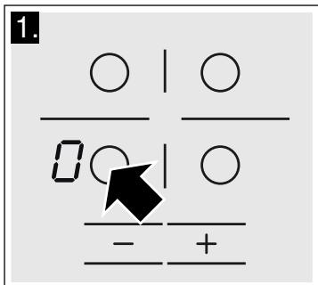BOSCH PKK631B17E - Impostazione del livello di cottura - 1