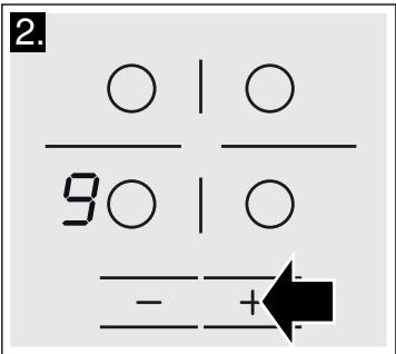 BOSCH PKK631B17E - Impostazione del livello di cottura - 2