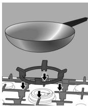 BOSCH PCC615B80E/07 - Grille supplémentaire   wok   Récipient wok - 1