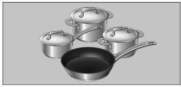 BOSCH PCP615M90E/01 - Suitable pans - 1