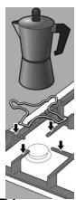 BOSCH PCP615M90E/01 - Additional coffee maker support - 1