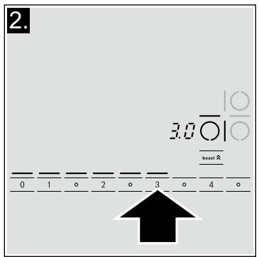 BOSCH PIL975N14E - Sélectionner le niveau de puissance - 2