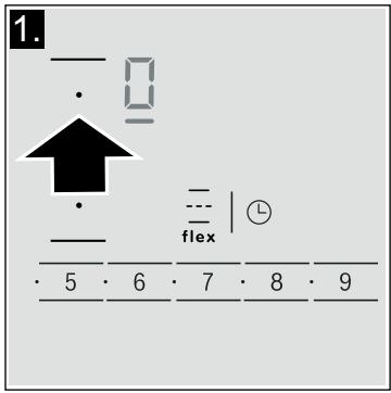 BOSCH PIQ651F17E - Kochstufe auswählen - 1