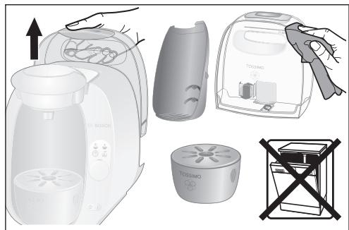 BOSCH TASSIMO TAS2005 - Manutenção e cuidados diários - 2