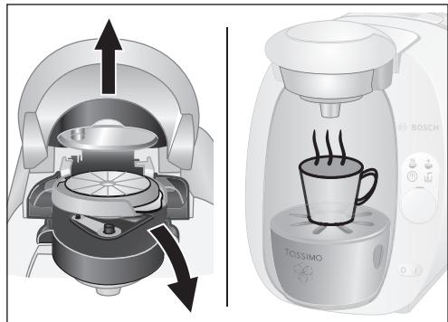 BOSCH TASSIMO TAS2005 - Taille de la tasse - 1