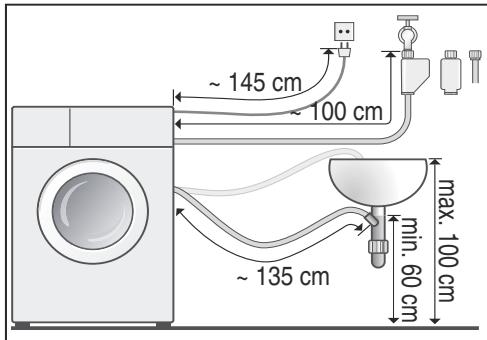 BOSCH WAQ24483FF - Raccordement à droite - 1