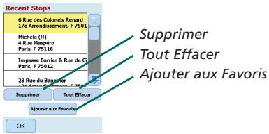 ACER C500 - Paramètres des Arrêts Récents - 1
