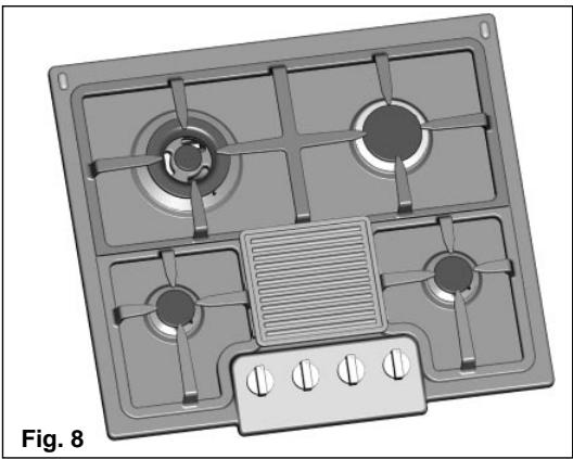 CANDY PG2D750/1 SQX - STRUCTIONS FOR USE OF GRIDDLE - 1