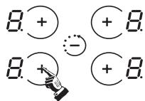 CANDY PVI 740 - Activation d'un foyer de cuisson - 1