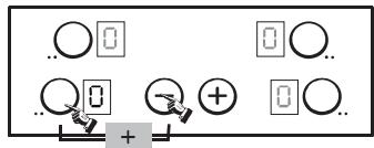 CANDY CH630 C - Para bloquear la encimera : - 3