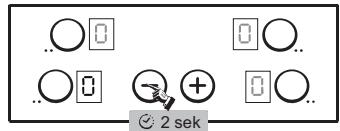 CANDY CH630 C - Um das Kochfeld zu sperren: - 1