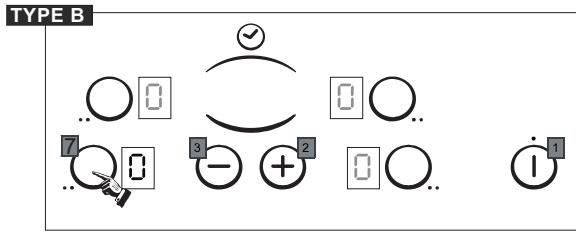 CANDY CH630 C - STARTING A COOKING ZONE - 1