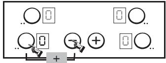CANDY CH630 C - To lock the hob : - 2
