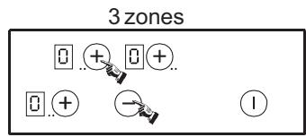 CANDY CH630 C - To lock the hob : - 3