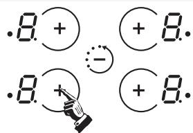 CANDY CH642B - - STARTING A COOKING ZONE - 1