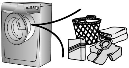 CANDY GC 1471 D3/1 - Préparer le linge - 1