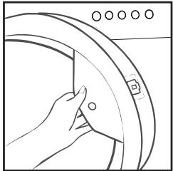 CANDY GCC 581 NB-S - Opening the Door - 1