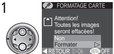 NIKON COOLPIX 2000 - Formatage de cartes mémoires : L'option Formatage carte - 2