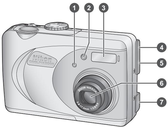 NIKON COOLPIX 2000 - Où les trouver – Les constituants du COOLPIX 2000 - 1